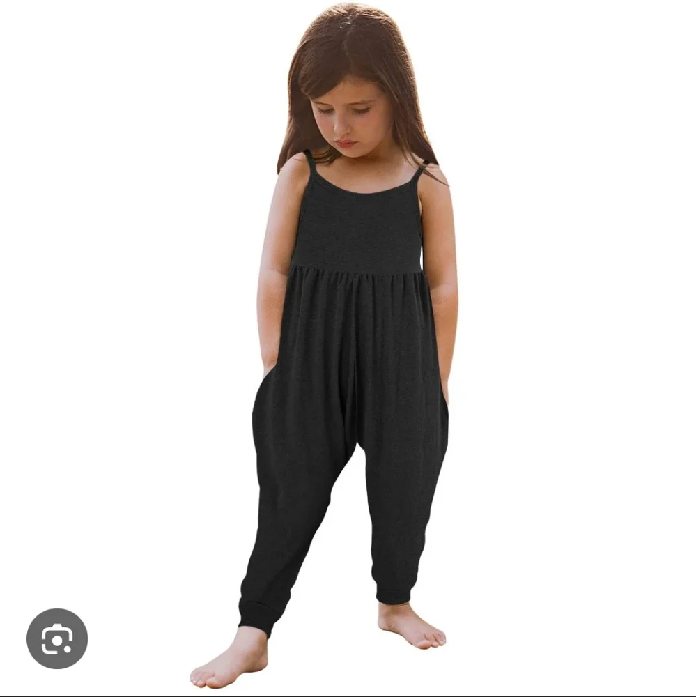 Crinkle-Jersey Wide-Leg Jumpsuit for Toddler Girls 4T